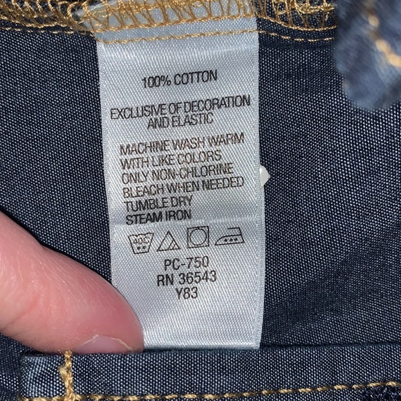 Izod L blue chambray long sleeve snap front shirt - Picture 16 of 16